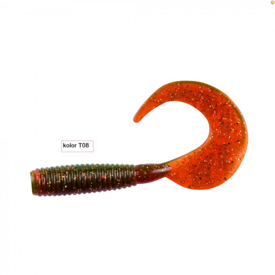 Силиконовая съедобная приманка  Classic Twist 80 mm